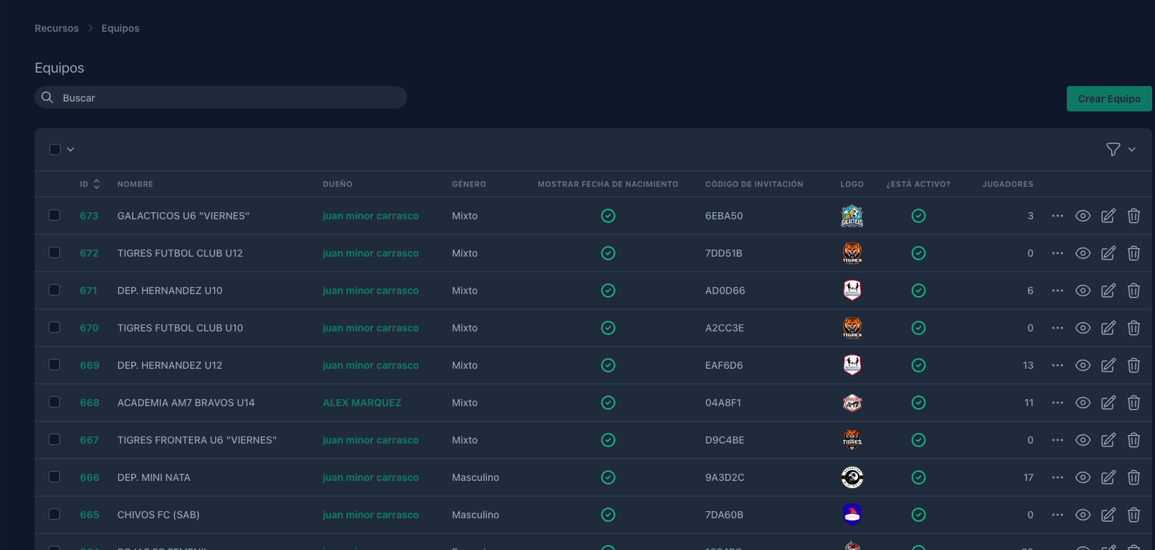 Gestion de equipos y jugadores de futbol - SoccerHub Manager
